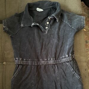 Cotton On kids acid wash style faded Short Sleeve Dress